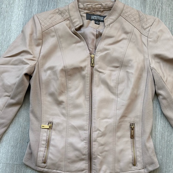 KENNETH COLE - Leather Jacket - Picture 2 of 4